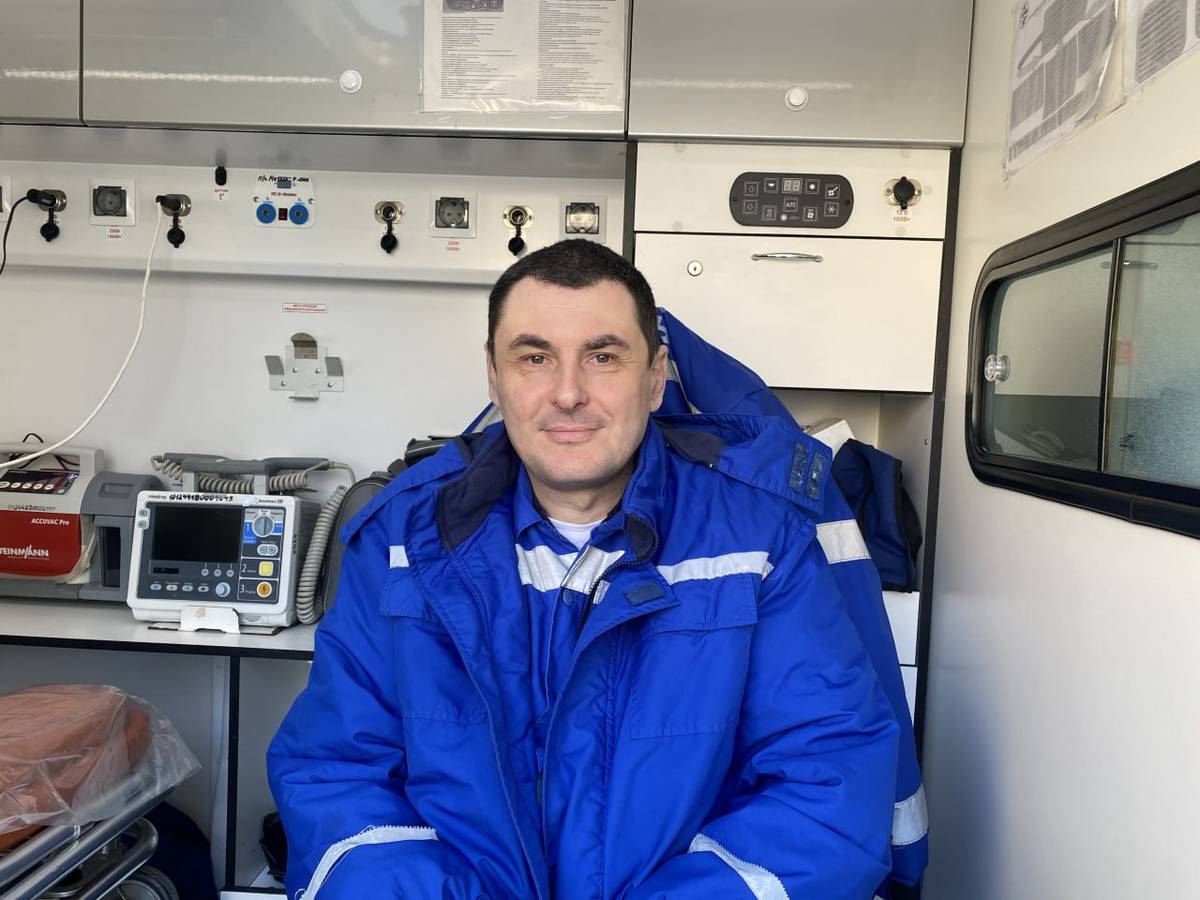 В машине скорой помощи В машине скорой помощи